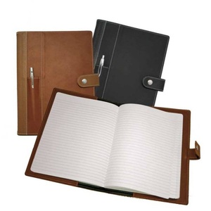 Diario ejecutivo de negocios para niñas, cubierta con diseño bonito de cuero, con cierre de hojas sueltas, oferta - Product Image 3