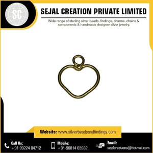 Charm cheval en argent sterling 925 plaqué or pour les mariages - Product Image 2