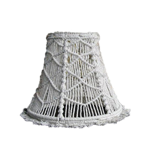 โคมไฟ Macrame ทําด้วยมือราคาไม่แพงสําหรับตกแต่งบ้านในร่มที่มีสไตล์ที่แตกต่างกันคุณภาพสูง - Product Image 3