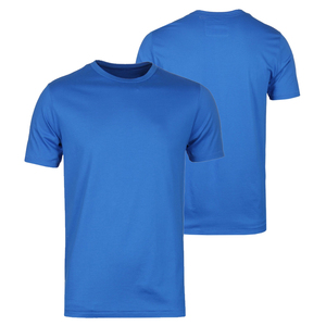 Camisetas de cuello redondo de algodón 100% para hombre, Jersey corto informal, transpirable, de secado rápido, pantalla sólida, sublimación personalizada de talla grande para - Product Image 1