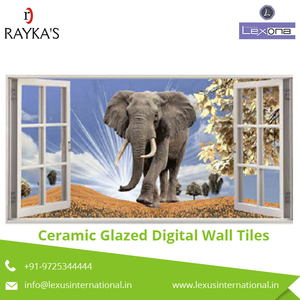 Le mur de 300x600 Digital vitré en céramique couvre la surface polie à haute brillance antidérapage - Product Image 3