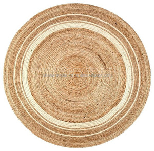 Napperons en toile de jute extra large Tapis en jute pour salon Design personnalisé Napperon en jute d'intérieur et d'extérieur fait à la main d'Inde - Product Image 5