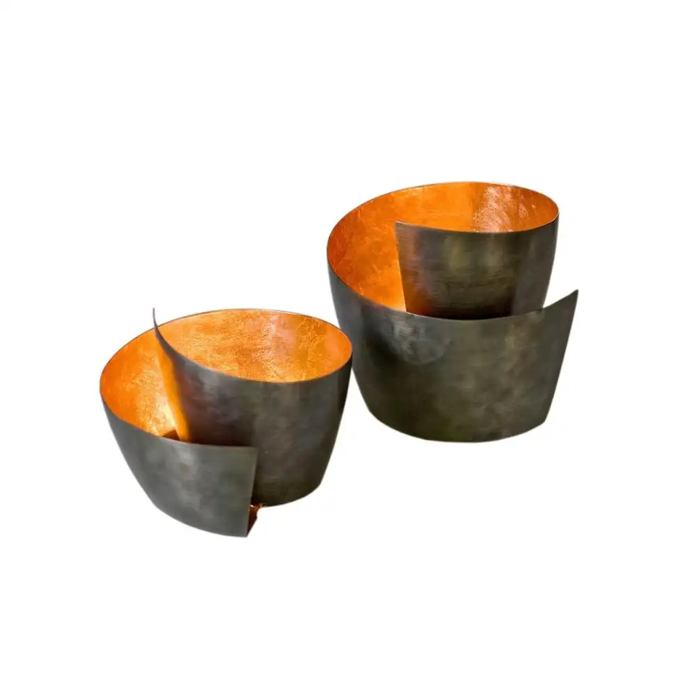 Ferro metallo Tealight Soia Supporto di Candela o tazza