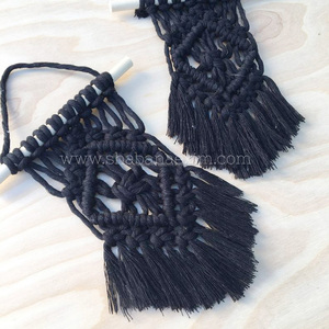 Vente en gros de tapisserie traditionnelle en macramé Tenture murale 100% coton Taille personnalisée - Product Image 6