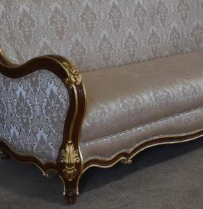 Muebles de lujo para sala de estar, sofá clásico de 3 asientos - Product Image 4