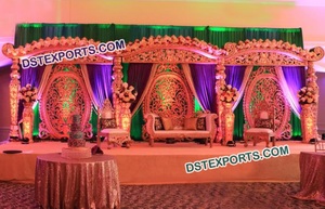 Decoración de Escenario para Bodas, Decoración Personalizada de Fibra para Bodas Asiáticas, Fabricación de Decoración para Eventos en California - Product Image 6