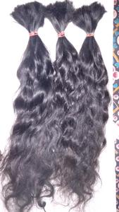 100% máquina de trama doble sin enredos cabello crudo extensiones de cabello Remy ondulado cabello humano suelto desprendimiento postizos Wafting - Product Image 2