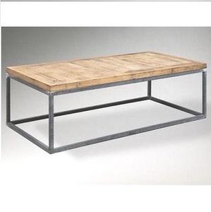 Ensemble table basse industrielle en métal au design moderne et classique pour la maison et le salon Mobilier décoratif - Product Image 3