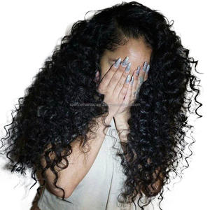 Perruque LACE FRONT wig brésilienne naturelle bouclée — recool, nouvel arrivage, pour femmes - Product Image 1