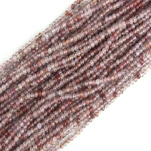 2022 Populaire AAA Grade 12.5 \ "Long Naturel Multi Rutile Pierres Précieuses Micro Facettes Rondelle Perles pour la Fabrication de Bijoux Bracelets - Product Image 5