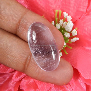 26X13มม. หินรูปไข่ kunzite ธรรมชาติ30.60กะรัตอัญมณีสีชมพูหลวมสำหรับเครื่องประดับ - Product Image 1