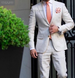 Pantalones azul de abrigo de lana de Cachemira para hombre, traje personalizado, dos botones, último estilo - Product Image 3