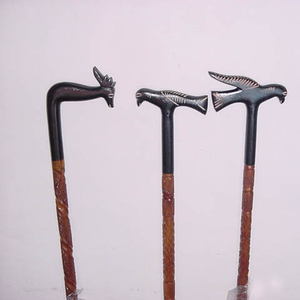 Bastón decorativo de madera con mango de animales para caminar, nuevo bastón de madera con mango de pájaro y animal - Product Image 4