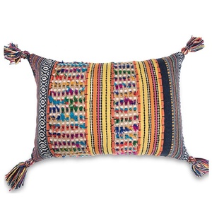 Housse de coussin matelassée en coton, coussin décoratif de dossier pour canapé et maison, en Jacquard, nouvelle collection, vente en gros - Product Image 4