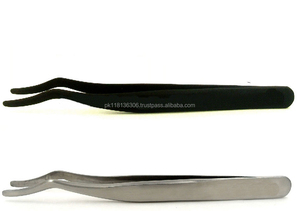 Herramienta aplicadora de pestañas postizas individuales de acero inoxidable con punta puntiaguda para aplicar pestañas postizas - Product Image 3