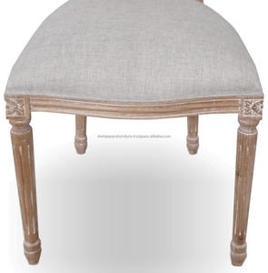 Mindi Muebles de Roble Limed Side Comedor Silla Diseño Mindi Silla - Product Image 5