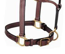 หัวเข็มขัดทองเหลืองทำจากหนังวัวมีเชือกคล้องคอทรงอานม้าม้าแบบอังกฤษปรับแต่งได้ - Product Image 4