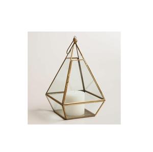 Bougeoirs en métal de noël or géométrique pour la décoration de la maison vente en gros, porte-bougies personnalisés à bas prix - Product Image 1