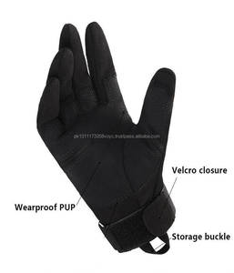 Gants tactiques de haute Performance à doigt complet, gants tactiques de couleur verte avec Logo personnalisé - Product Image 4