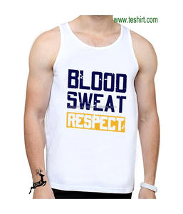 Camiseta sin mangas transpirable de secado rápido para hombre, ropa para gimnasio, tirupur de algodón orgánico de bambú, servicio OEM - Product Image 1