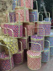 Premium Bamboo <b>Basket</b> Eco-Friendly Handcrafted <b>Basket</b> <b>for</b> Organizing & Decor Vietnam Bamboo <b>Basket</b> Durable <b>for</b> Storage - Product Image 3