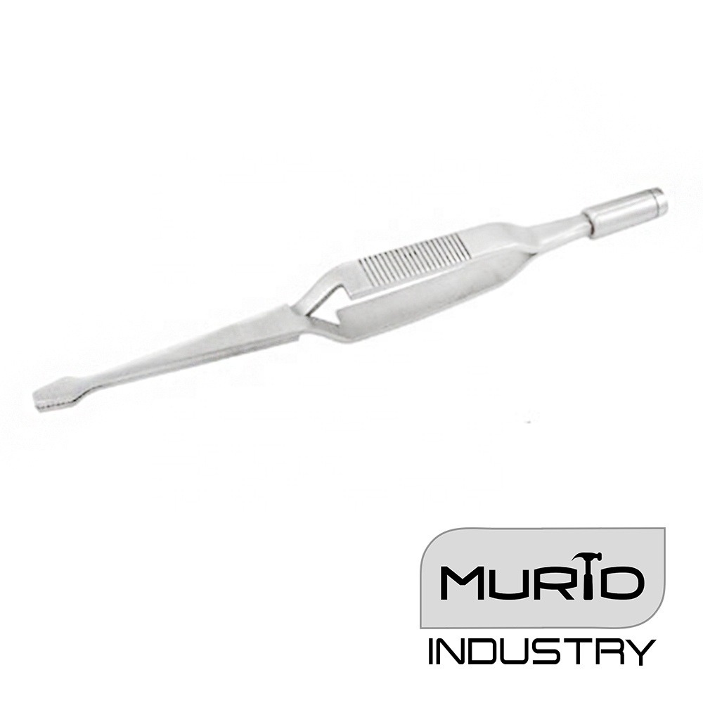 Cross Locking Tweezers Flat Tip