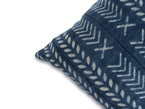 Coussin en coton indien fait à la main, 1 pièce, décoration africaine, en tissu de boue, coussin indien, couverture de coussin en coton, bloc imprimé - Product Image 2