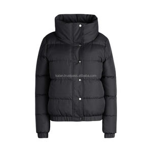 KIJJW1 Veste bouffante personnalisée de haute qualité pour femmes, respirante, camouflage, peau de mouton, rayures, broderie, perles, rivet, coton - Product Image 2