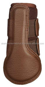 Shemax personalizado todos los colores disponibles alta calidad equitación ecuestre malla cepillado bota marrón-producto para el cuidado del caballo al por mayor - Product Image 2