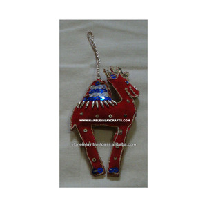 Camel Design Christmas Tree Decoration Hand Embroidered Hanging - Product Image 1