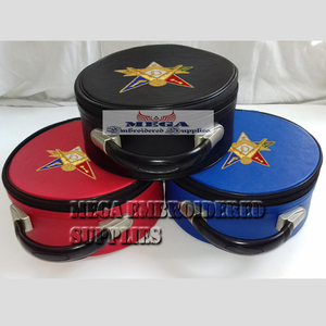 Delantal bordado de masón Premium, tela duradera, cinta de cuero, materiales para punto de cruz y costura, manualidades masónicas - Product Image 3