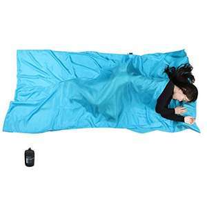 Saco de Dormir Tipo Sobre de Seda de Alta Calidad para una Persona, para 3 Estaciones, para Adultos, de 1.8m-2m de Largo, Fácil de Transportar para Acampar - Product Image 4
