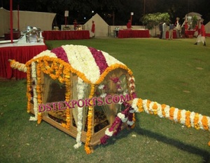 Red Gotta Decorated Bridal <b>Doli</b> Bridal Brass Metal Palanquins Traditional Indian Wedding <b>Doli</b> Manufacturer - Product Image 5