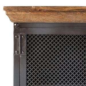 Aparador de estilo Vintage industrial antiguo, muebles de comedor de madera de mango crudo y hierro para uso doméstico - Product Image 4