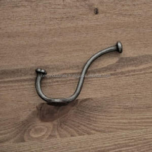 ซื้อขายส่งตะขอแขวนเสื้อผ้ารูปหัวงูโบราณ ทำจากเหล็กหล่อ ตะขอแขวนหมวกและเสื้อผ้ารูปงู สีดำโบราณ ตะขอแขวนผนังขนาดใหญ่ - Product Image 2