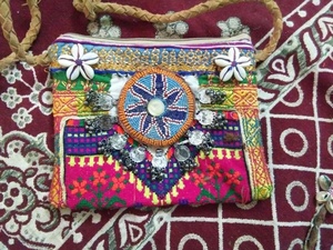 Indian Vintage <b>Boho</b> Bohemian Indian Tribal Ethnic Banjara <b>Bag</b> - Product Image 2