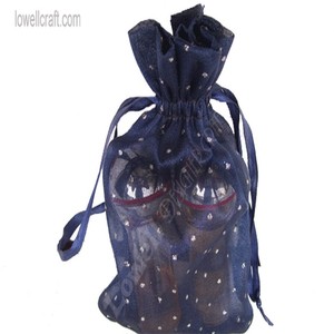 Sacs transparents colorés, pochette à cordon, sac cadeau en Organza pour bijoux, emballage de fête de mariage (10x14, 20) - Product Image 1