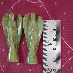 Rubis Fuchsite Cristal Pierres Précieuses Ange Feng Shui Ange - Product Image 1