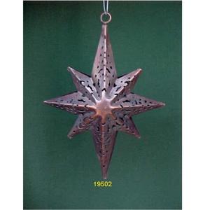 Adornos de estrellas para decoración navideña Colgantes de corona de árbol de estrellas para decoración de árbol de Navidad Adornos colgantes - Product Image 1