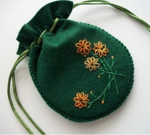 Drawstring <b>cotton</b> <b>bag</b> and embroidery for gift high quality - Product Image 2