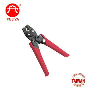 Outils de sertissage à cliquet FUJIYA de qualité industrielle, à mâchoires dentelées métriques, en acier, non isolés, poignée en TPR, finition oxyde noir - Product Image 5