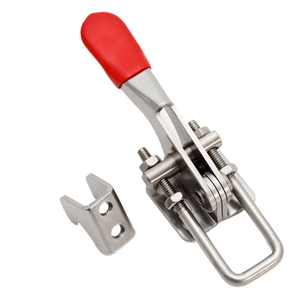 Hクランプ TH-40323-SS水平Uフックラッチステンレス鋼トグルレバーラッチ