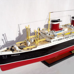 SS AMERICAA โมเดลไม้เรือ _ โมเดลหัตถกรรมไม้ - Product Image 1