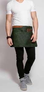 Véritable Tablier En Cuir De Style Vintage Avec Longue Sangle Pour Café Bar Barista Chef BARBECUE Coiffeur Vêtements de Travail LTL-0013 - Product Image 4