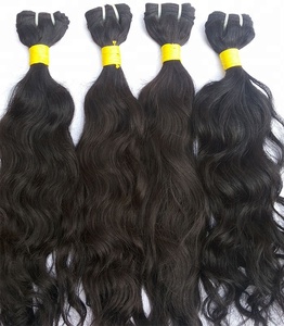 CHENNAI 100% cheveux vierges indiens Remy cheveux humains en vrac non transformés - Product Image 2