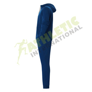 Chándales de hombre personalizados de color sólido de alta calidad de manga larga precio barato casual en blanco de dos piezas ropa de invierno casual Hombre chándales - Product Image 6