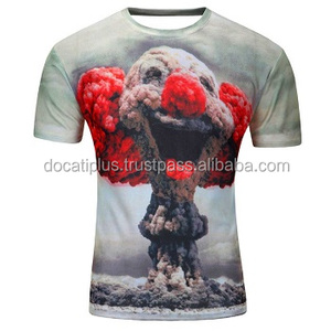 Camisetas Personalizadas OEM 100% algodón sublimación 3D digital impreso para hombres - Product Image 1