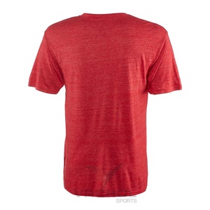 Fabrication professionnelle T-shirt à col rond couleur personnalisée poids lourd anti-boulochage lavé pour les t-shirts à utiliser en salle de sport - Product Image 2