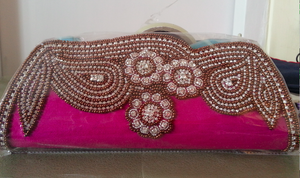 Main Brodé de Soirée Embrayage Sac - Product Image 3