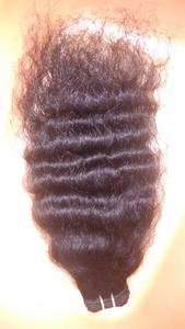 100% máquina de trama doble sin enredos cabello crudo extensiones de cabello Remy ondulado cabello humano suelto desprendimiento postizos Wafting - Product Image 5